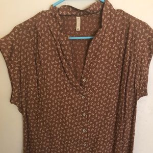 Dark peach color midi dress 🍑 🍑 🍑